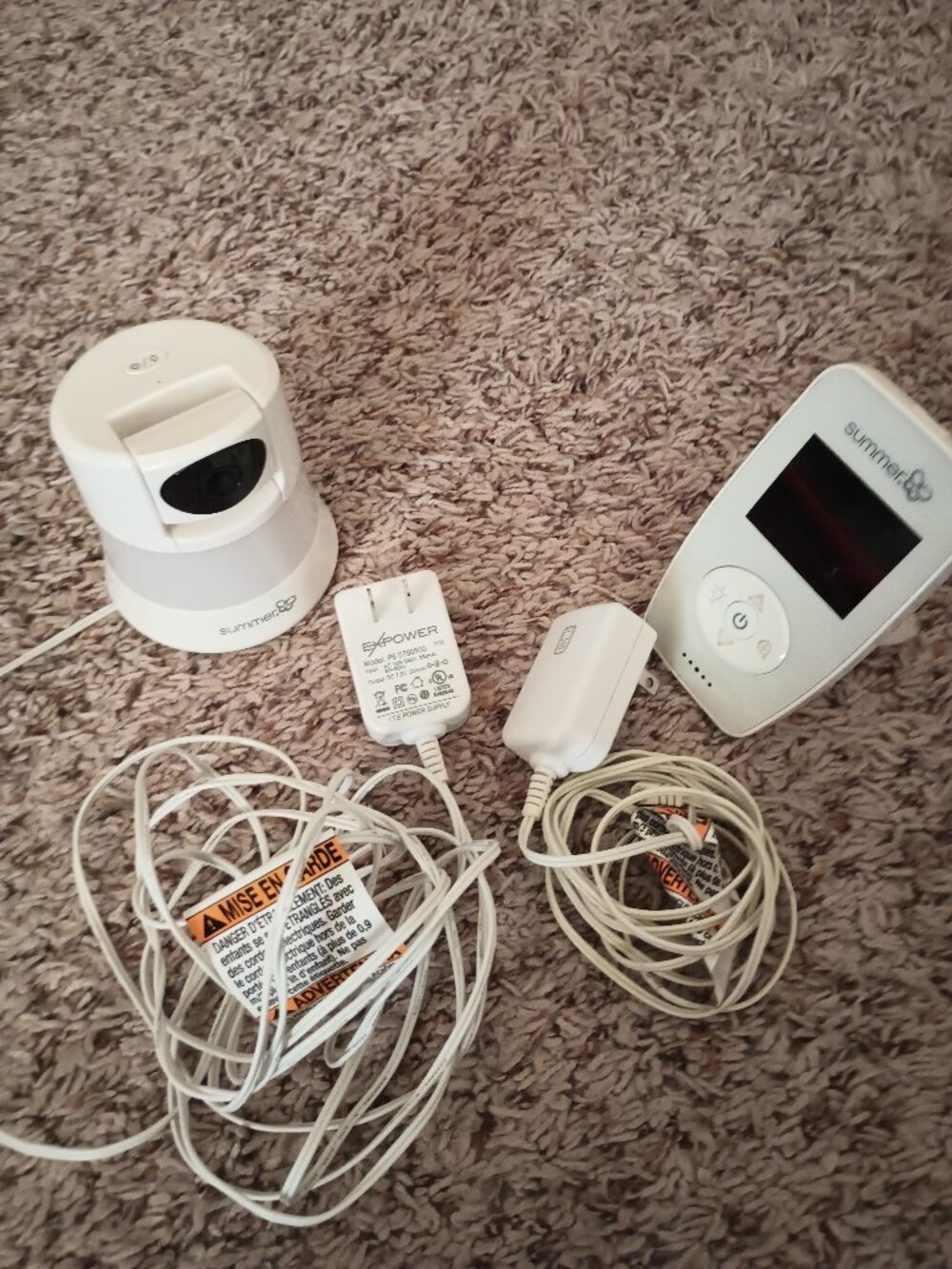 Video baby monitor set - Summer Infant